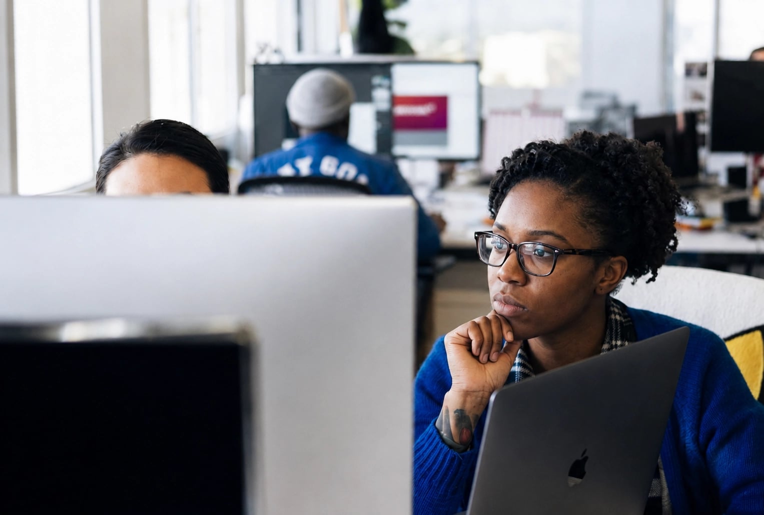 Woman Thinking Creative professional thinking
