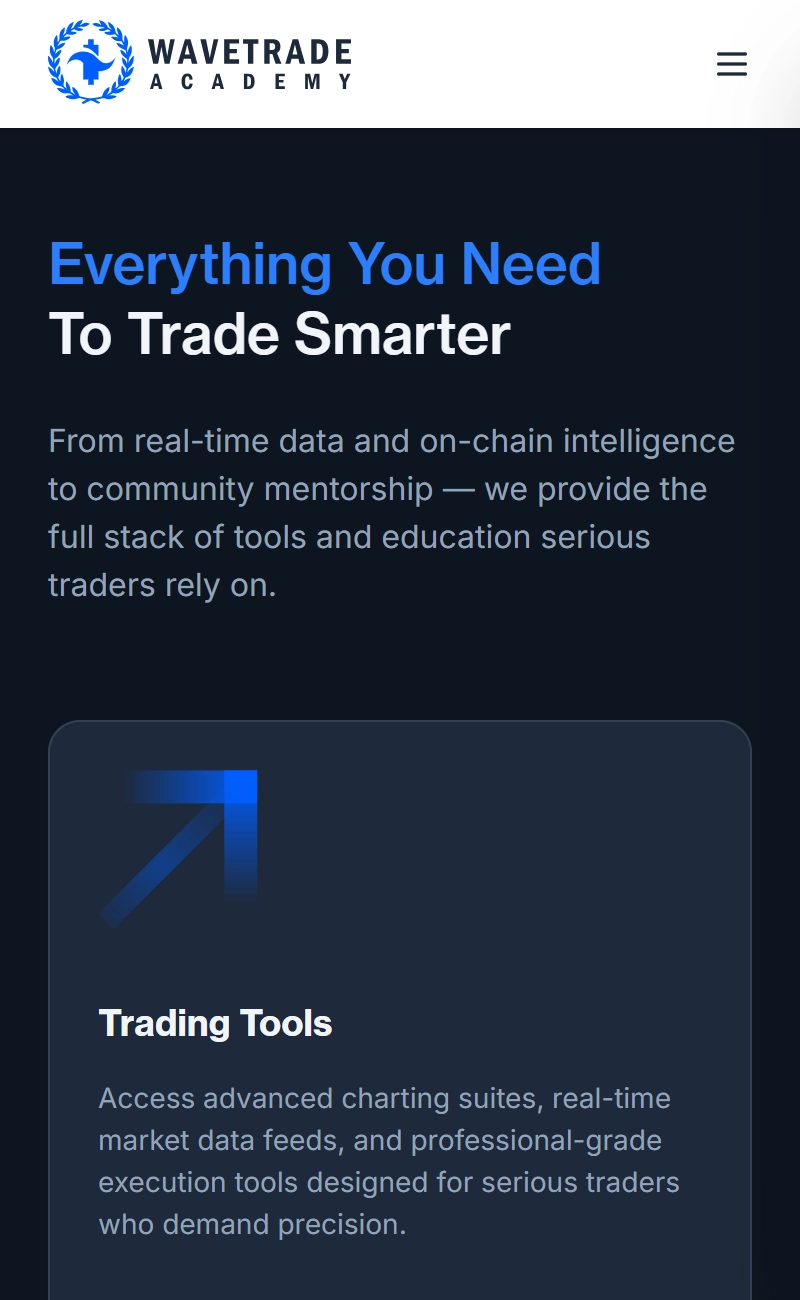 Wave Trade Academy Mobile 3 Wave Trade Academy mobile showcase 3