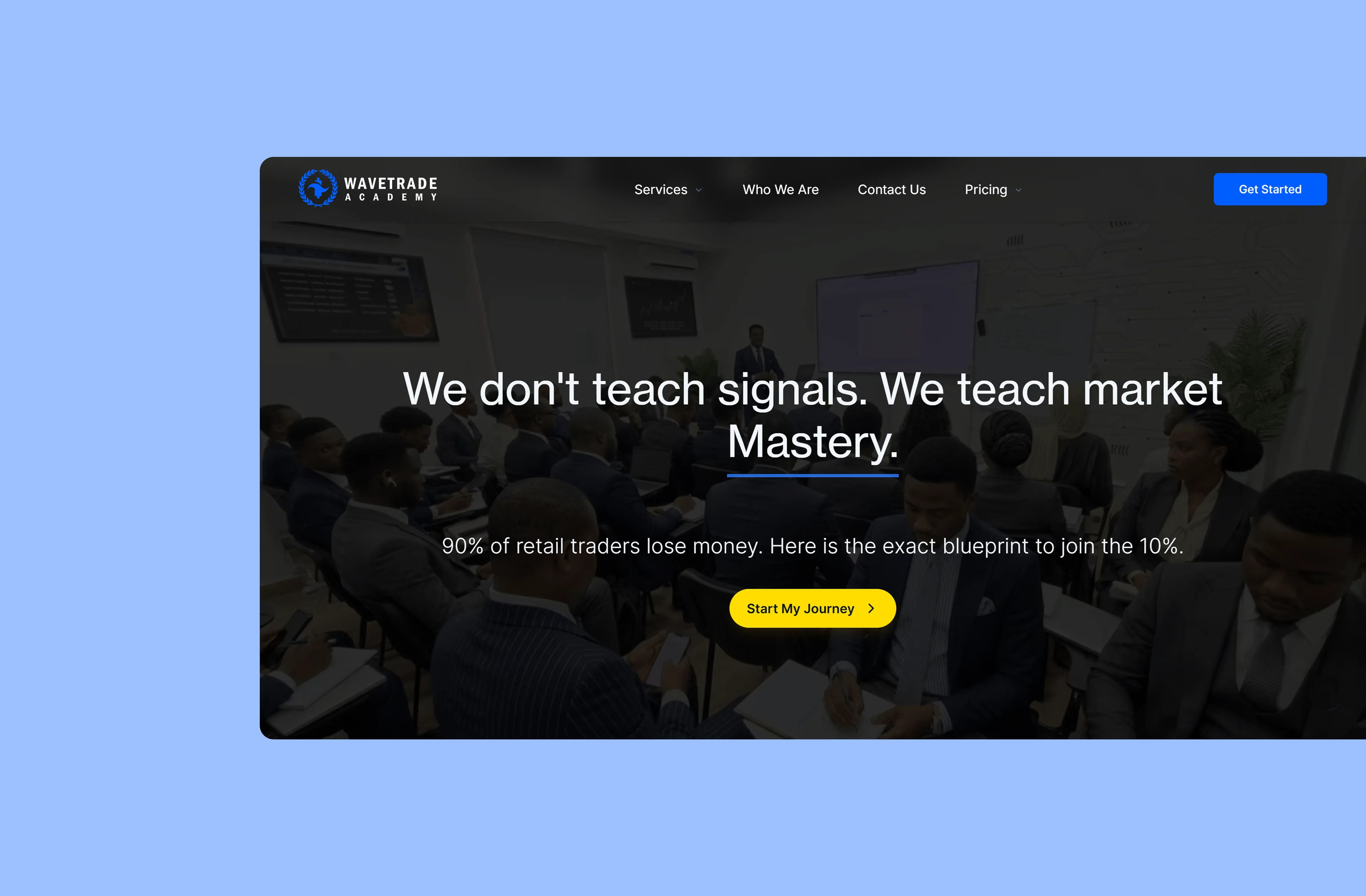 Wave Trade Academy brand showcase